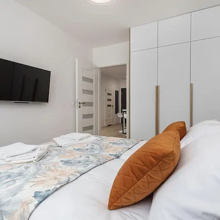 Apartmán Seaside Mazowiecka Park - Wyjatkowy Na 7 Osob 2 Sypialnie, 2 Lazienki I Parking - Luxury Large With 2 Bedrooms, 2 Bathrooms And Parking *