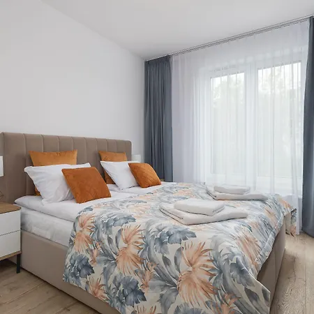 Seaside Mazowiecka Park - Wyjatkowy Na 7 Osob 2 Sypialnie, 2 Lazienki I Parking - Luxury Large With 2 Bedrooms, 2 Bathrooms And Parking Apartmán Kolobřeh