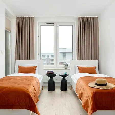 Lägenhet Seaside Mazowiecka Park - Wyjatkowy Na 7 Osob 2 Sypialnie, 2 Lazienki I Parking - Luxury Large With 2 Bedrooms, 2 Bathrooms And Parking Kołobrzeg