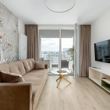 Apartmán Seaside Mazowiecka Park - Wyjatkowy Na 7 Osob 2 Sypialnie, 2 Lazienki I Parking - Luxury Large With 2 Bedrooms, 2 Bathrooms And Parking *