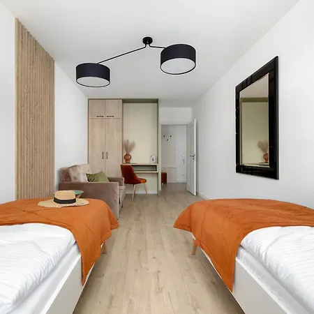 Apartmán Seaside Mazowiecka Park - Wyjatkowy Na 7 Osob 2 Sypialnie, 2 Lazienki I Parking - Luxury Large With 2 Bedrooms, 2 Bathrooms And Parking *